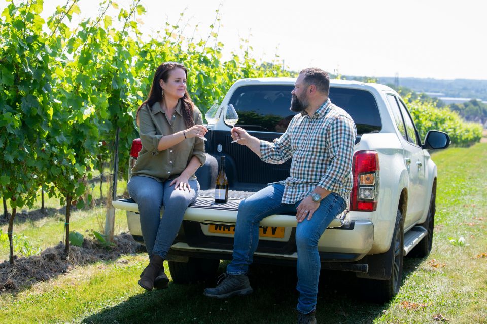 Whitewolfe Kent English Wine English Chardonnay Clare Whitehead and Luke Wolfe